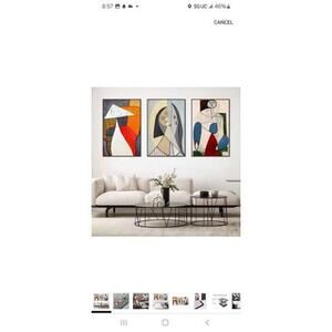 Set of Three Modern Art Prints